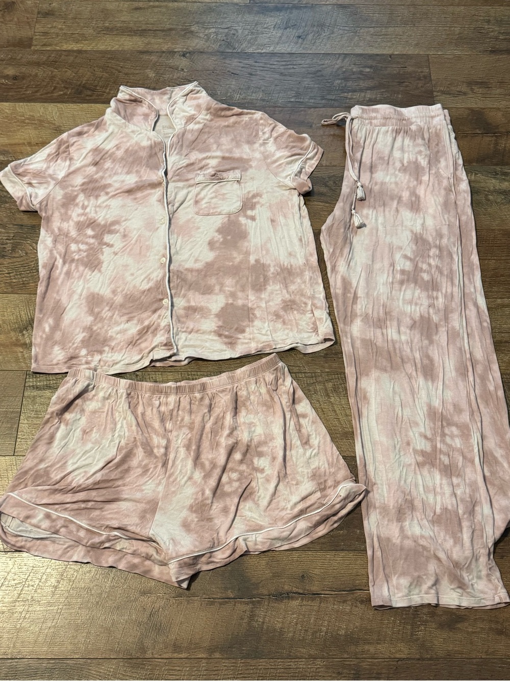 Stars Above Tie-Dye Pink 3-Piece Lounge Set